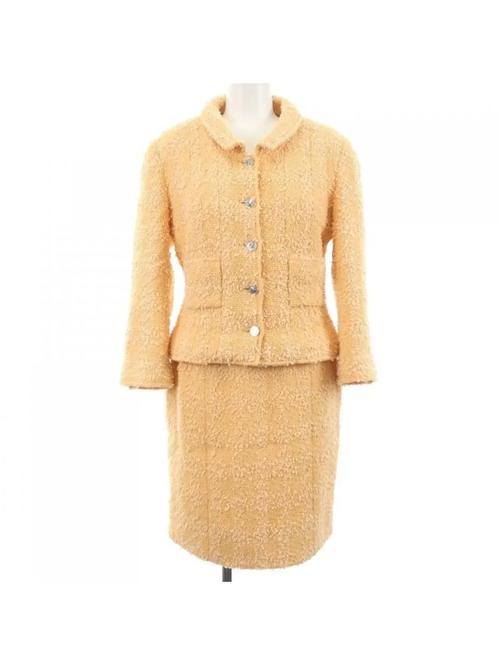 Chanel Vintage Suit Orange